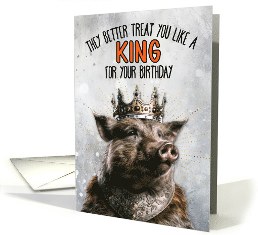 Birthday Wild Boar King card (1780290)