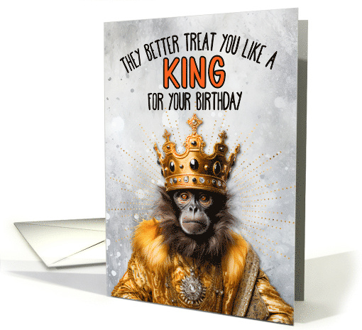 Birthday Spider Monkey King card (1780314)