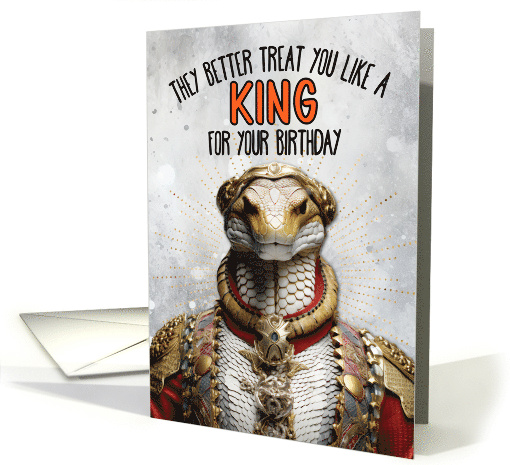 Birthday Snake King card (1780322)