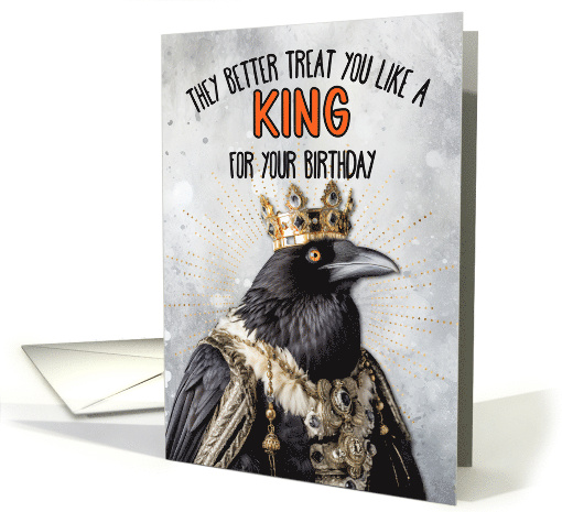 Birthday Raven King card (1780412)