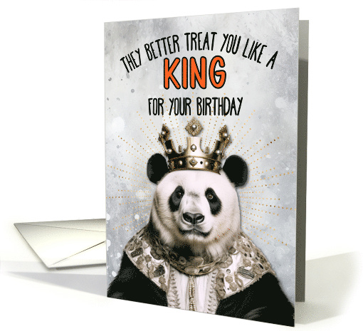 Birthday Panda Bear King card (1780432)