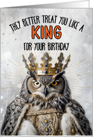 Birthday Owl King