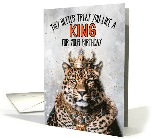 Birthday Jaguar King card (1780494)