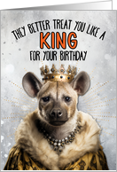Birthday Hyena King card