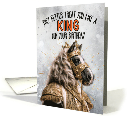 Birthday Horse King card (1780502)