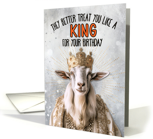 Birthday Goat King card (1780594)
