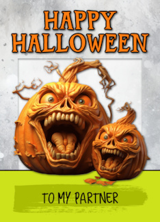 Partner Scary Pumpkins Halloween