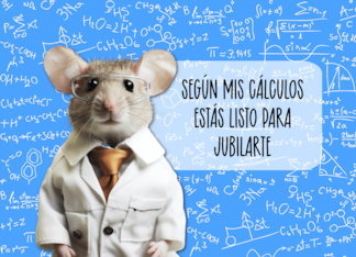 Spanish Retirement Congratulations Math Mouse