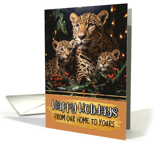 Jaguar Family From Our Home to Yours Christmas card (1788772)
