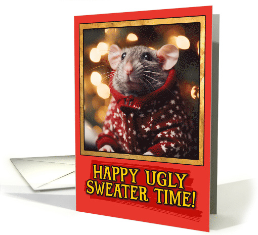 Rat Ugly Sweater Christmas card (1791936)