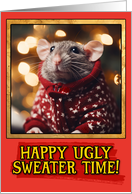 Rat Ugly Sweater...