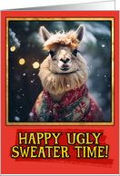 Llama Ugly Sweater...