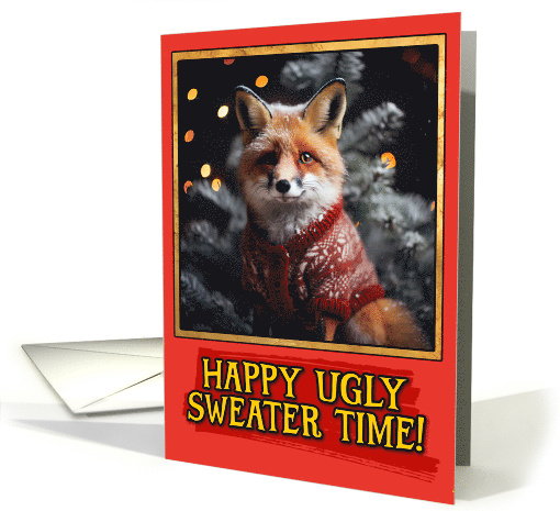 Fox Ugly Sweater Christmas card (1792178)