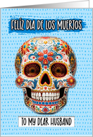 Husband Dia de Los Muertos Calaveras card