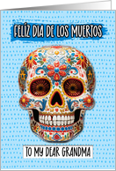 Grandma Dia de Los Muertos Calaveras card