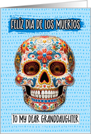 Granddaughter Dia de Los Muertos Calaveras card