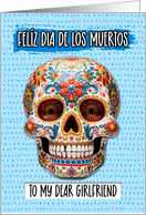 Girlfriend Dia de Los Muertos Calaveras card