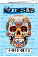 Boyfriend Dia de Los Muertos Calaveras card