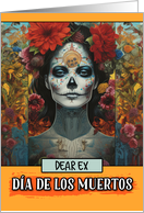 Ex Dia de Los Muertos Woman card