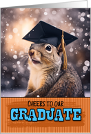 Congratulation Winter Graduation College Squirrel card
