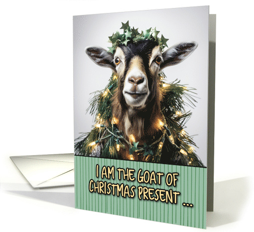 Goat Humorous Christmas card (1795022)