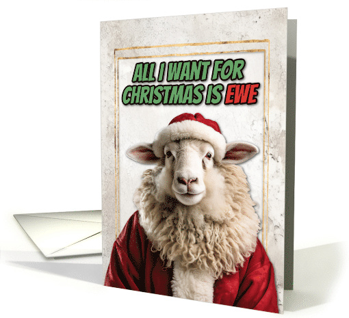 Santa Ewe Christmas card (1795030)