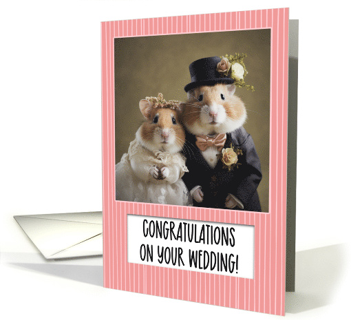 Hamster Couple Wedding Congrats card (1795058)
