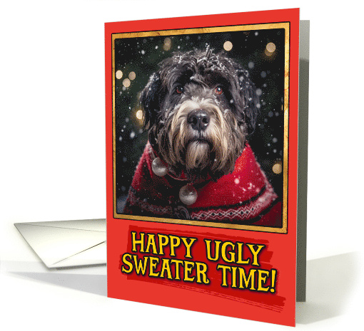Bouvier Ugly Sweater Christmas card (1798994)