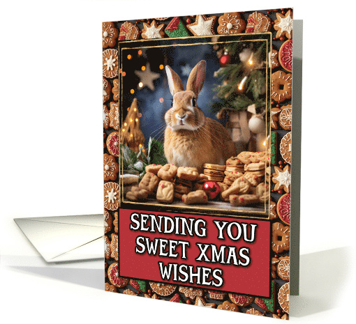 Rabbit Sweet Christmas Wishes card (1802846)