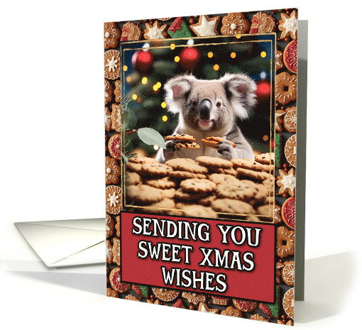 Koala Sweet Christmas Wishes card (1802862)