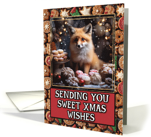 Fox Sweet Christmas Wishes card (1802870)