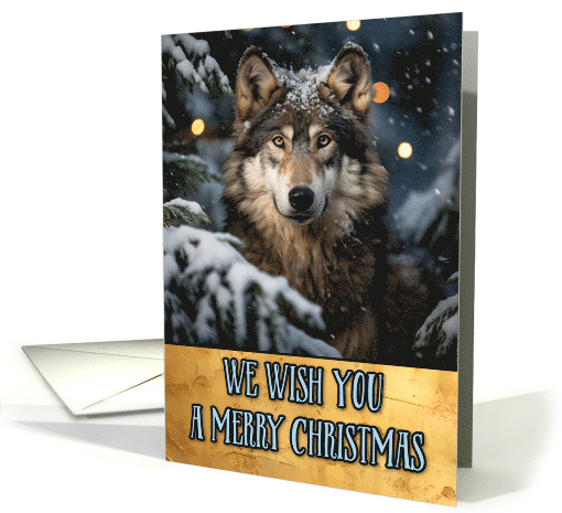Wolf Merry Christmas card (1803544)