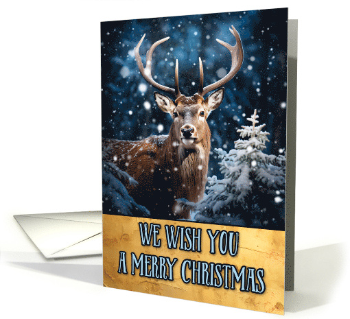 Stag Merry Christmas card (1803552)