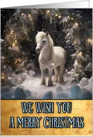 Pony Merry Christmas card
