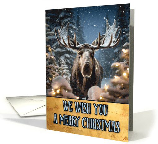 Moose Merry Christmas card (1803590)