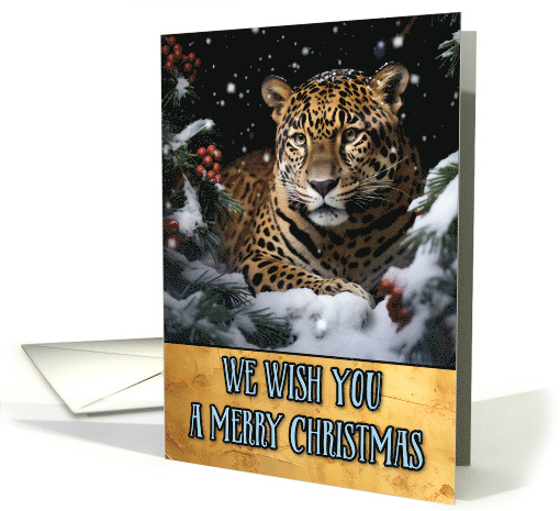 Jaguar Merry Christmas card (1803600)