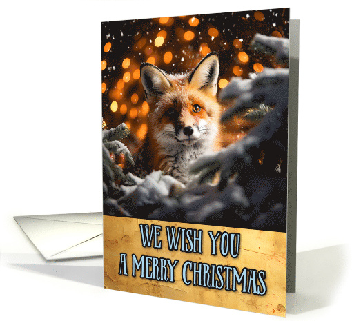 Fox Merry Christmas card (1803608)