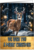 Deer Merry Christmas card