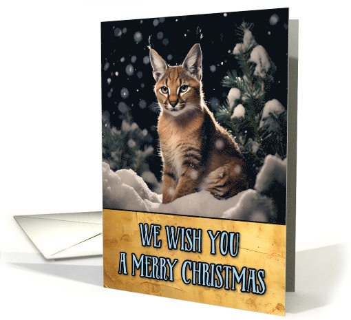 Caracal Merry Christmas card (1803620)