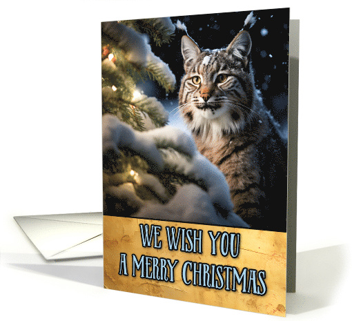 Bobcat Merry Christmas card (1803626)