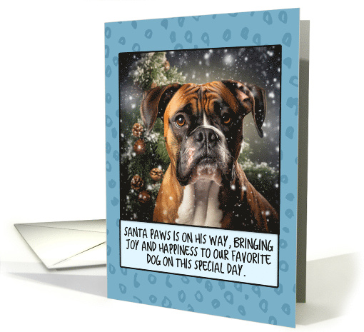 Boxer Christmas card (1806366)