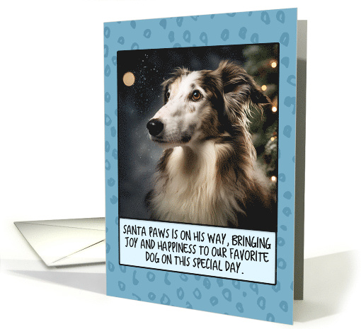 Borzoi Christmas card (1806378)