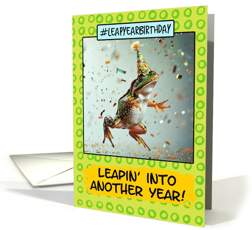 Leap Year Birthday Frog card (1813678)