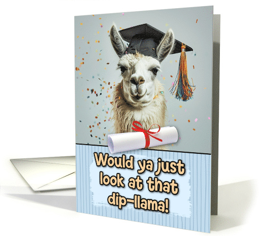 Congratulations Graduation Llama card (1813752)