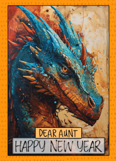 Aunt Happy Chinese New Year Dragon