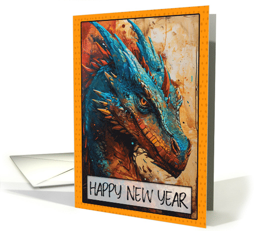 Happy Chinese New Year Dragon card (1818094)