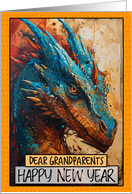 Grandparents Happy Chinese New Year Dragon card