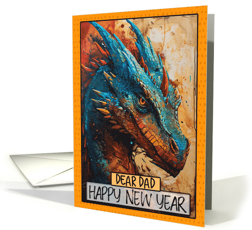 Dad Happy Chinese New Year Dragon card (1818472)
