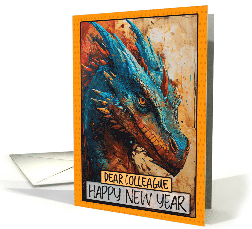 Colleague Happy Chinese New Year Dragon card (1818476)