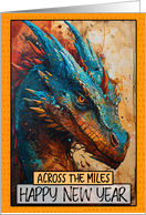 Across the Miles Happy Chinese New Year Dragon card